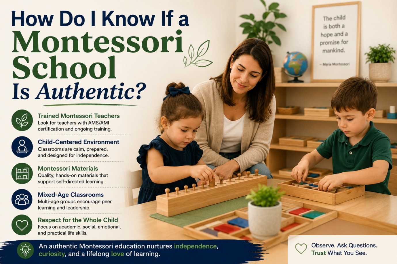 How Do I Know If a Montessori School Is Authentic?